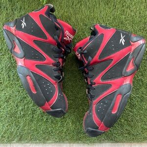Reebok Kamikaze red / black Y2K 2000s 90s Basketball shoe iconic silhouette sz11